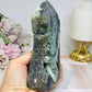 Large Grape Agate Tower 14cm 441g