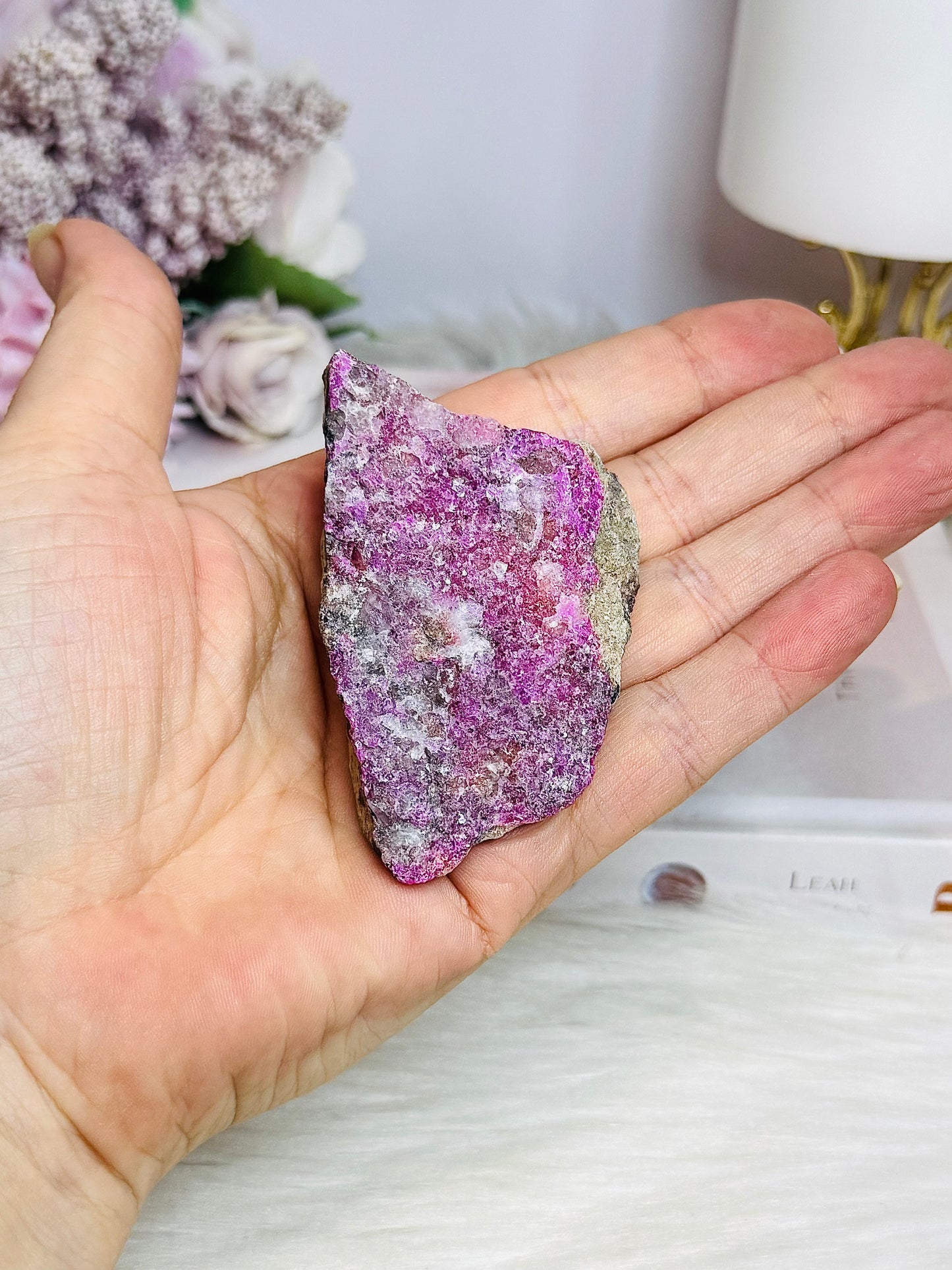 Cobalt Calcite Natural Specimen 7cm