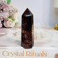High Grade Fire Quartz Tower 7cm