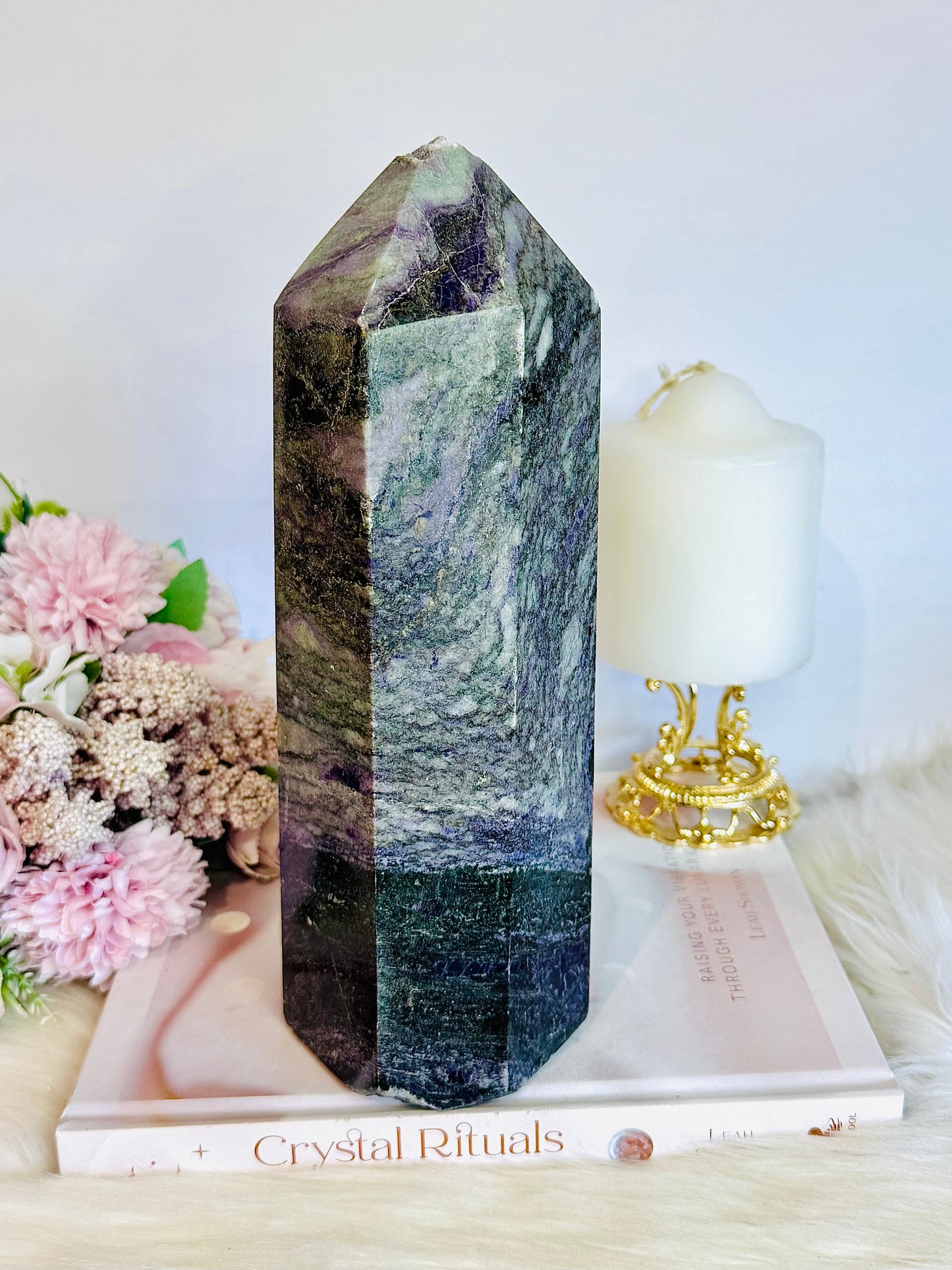 Huge Charoite Tower 2.35KG  - Damaged in Transit - RRP $780 DISCOUNTED $250 x