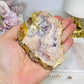 Natural Pink Amethyst Slab on Stand 10cm 166g