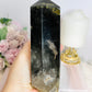 Large Garden Quartz | Lodolite Natural Polished Tower On Stand 25cm 903g