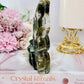 Peace & Tranquility ~ Divine Carved Druzy Moss Agate Chunky Fairy 14cm