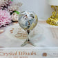 Mexican Agate Sphere On Stand 97g
