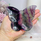 Rainbow Fluorite Carved Butterfly Bowl 9cm