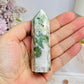 Moss Agate Druzy Tower 8.5cm