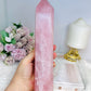 Large High Grade Rose Quartz Tower 25cm 1.08KG