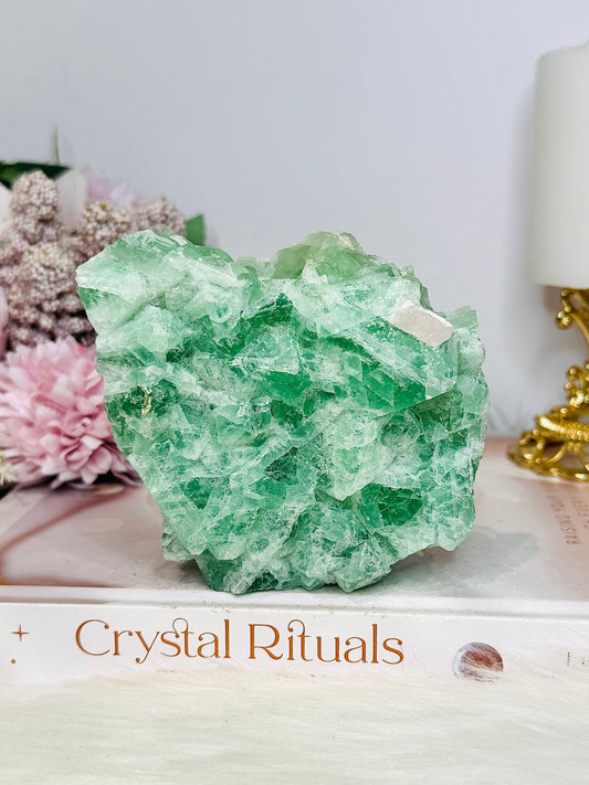 Natural Green Fluorite Thick Specimen 446g
