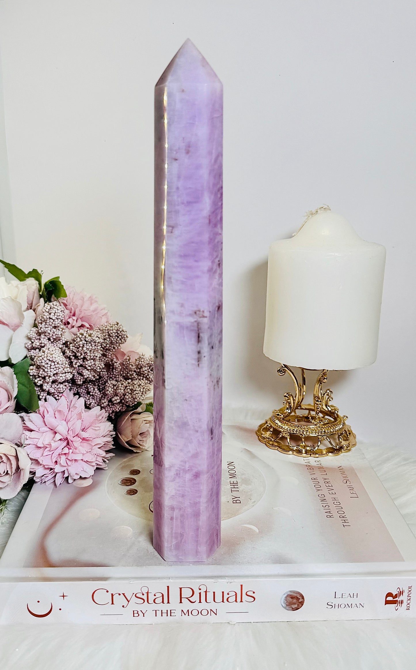 A Collectors Piece ~ Truly Divine Large 24cm Kunzite Tower