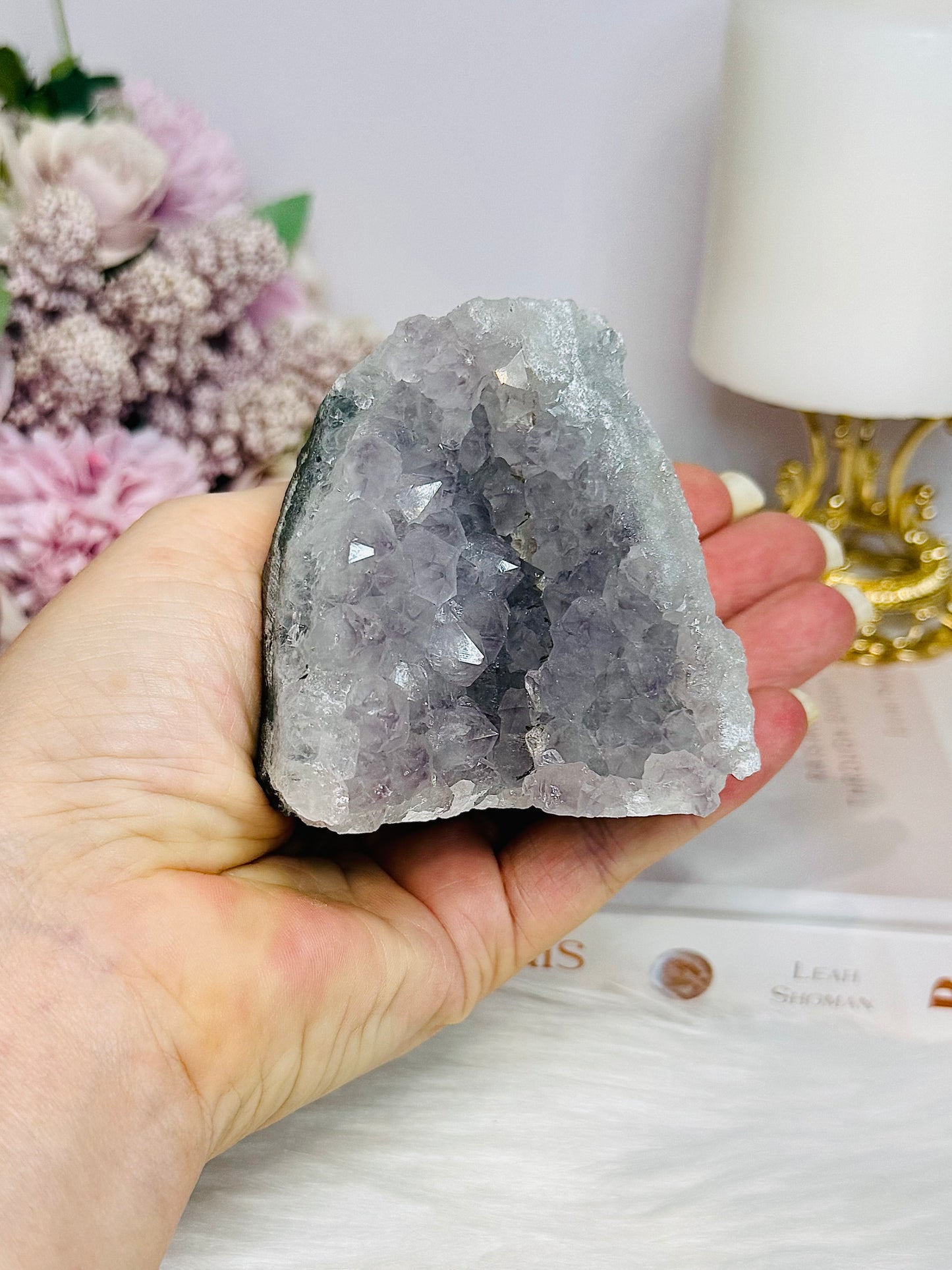 Natural Amethyst Base Cut Cluster 349g