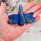 Gorgeous Chunky Lapis Lazuli Carved Dragonfly 6.5cm