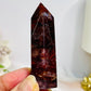 High Grade Fire Quartz Tower 7cm