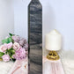 Huge Silver Sheen Obsidian Tower 28.5cm 1.1KG