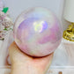 Angel Aura Rose Quartz Sphere 1.2Kg