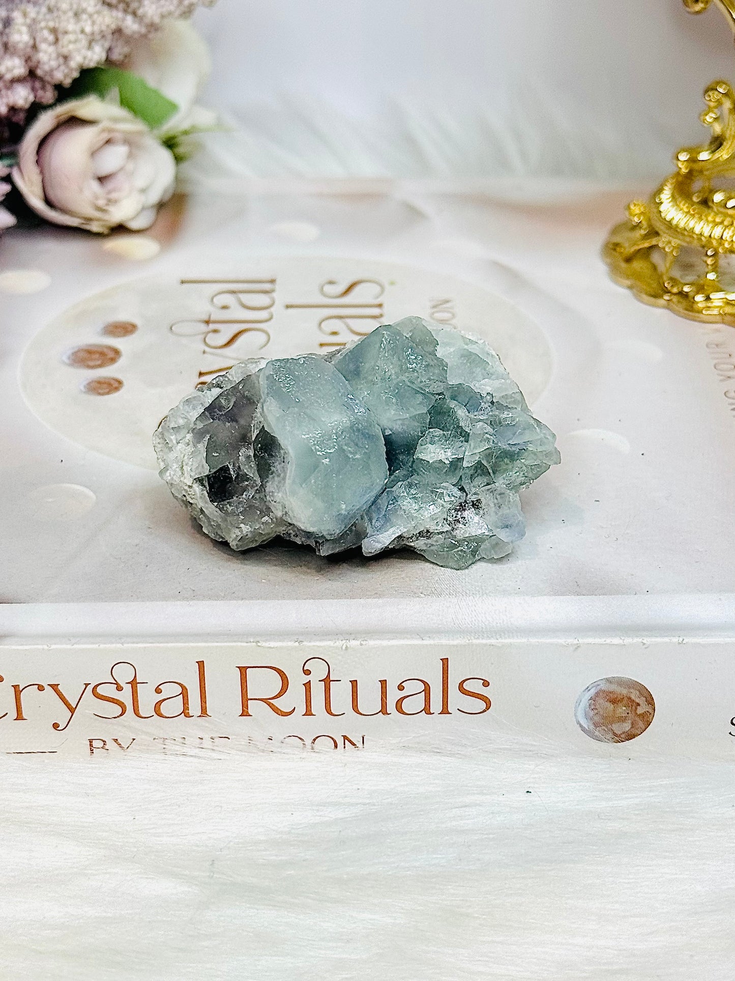 Natural Blue Fluorite Specimen 92g