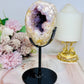 High Grade Druzy Pink Amethyst Geode On Custom Made Stand 18cm 714g