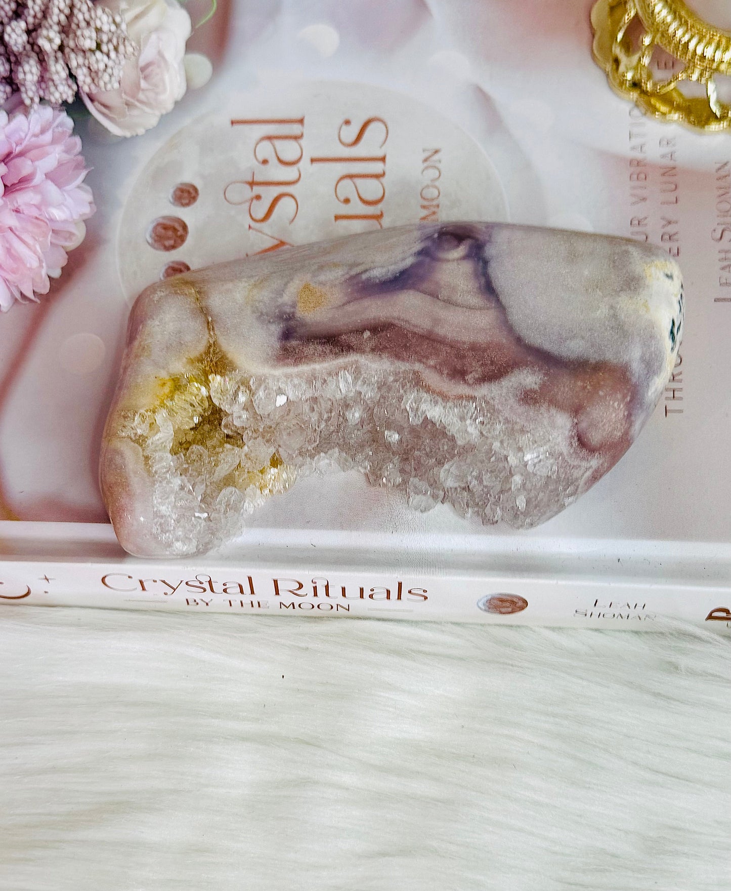 Druzy Pink Amethyst Chunky Freeform 13cm 446grams