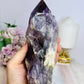 Large Natural Amethyst Dog Tooth 27cm