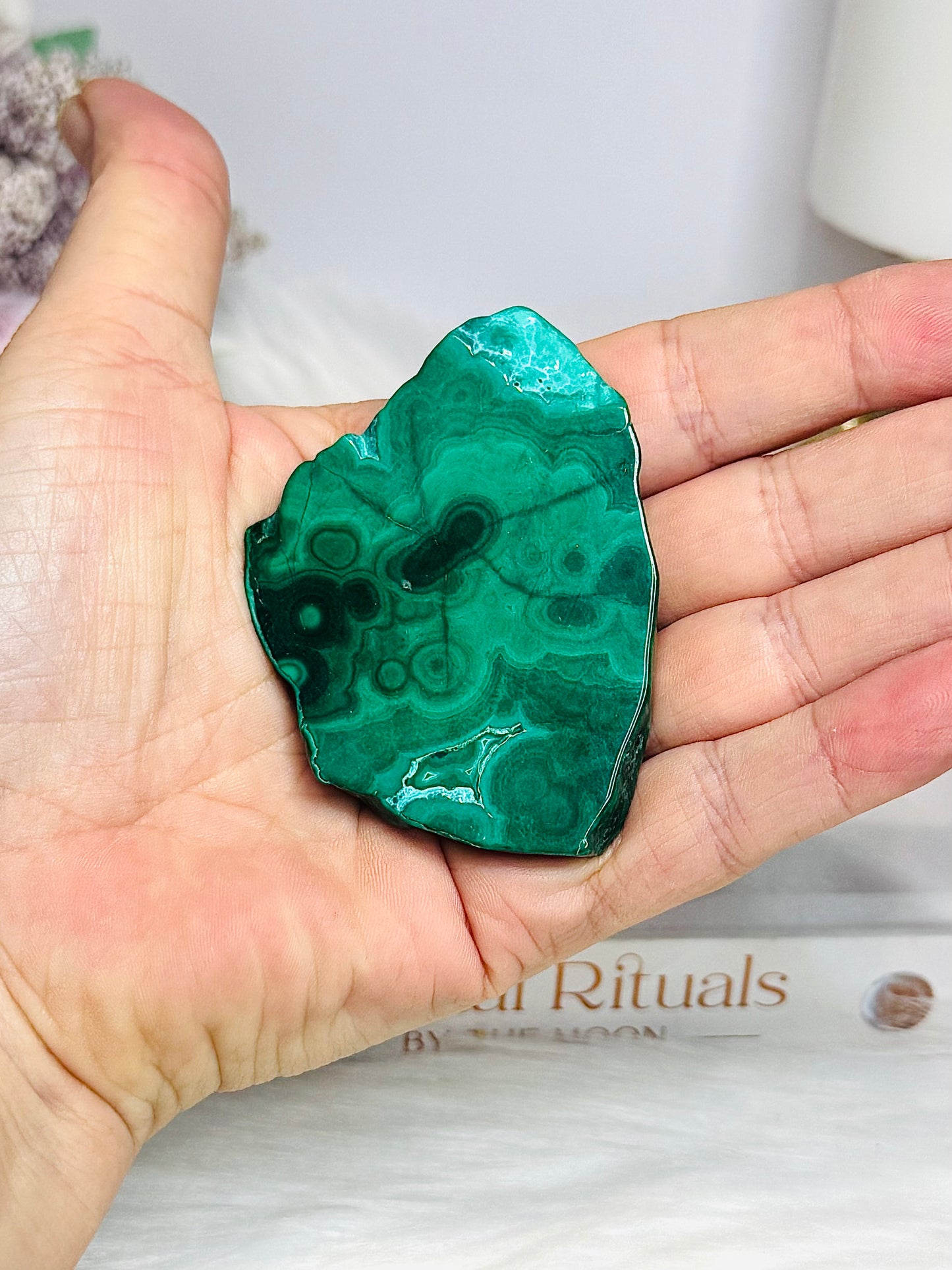 Malachite Natural Slab 7cm