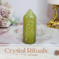 Beautiful Prehnite Tower 6.5cm From Italy