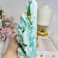 Large Blue Hemimorphite Druzy Tower 19cm