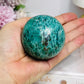 Large African Turquoise Sphere on Stand 281g