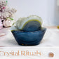 Druzy Agate Carved Freeform 193g