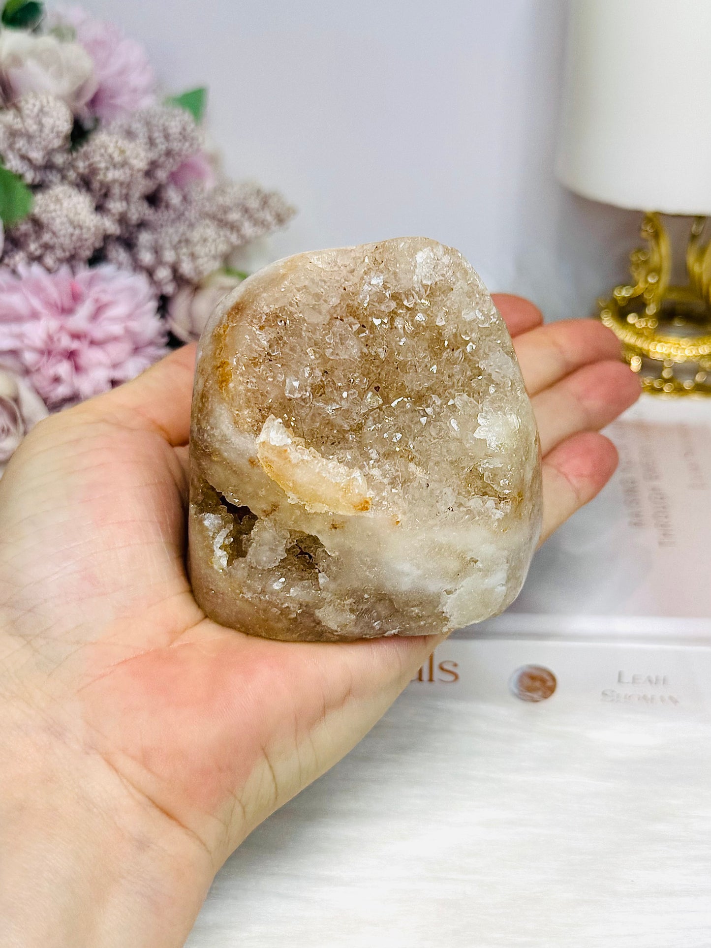 Druzy Pink Amethyst Freeform 412g