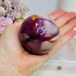 Large Mookaite Jasper Sphere on Stand 347g