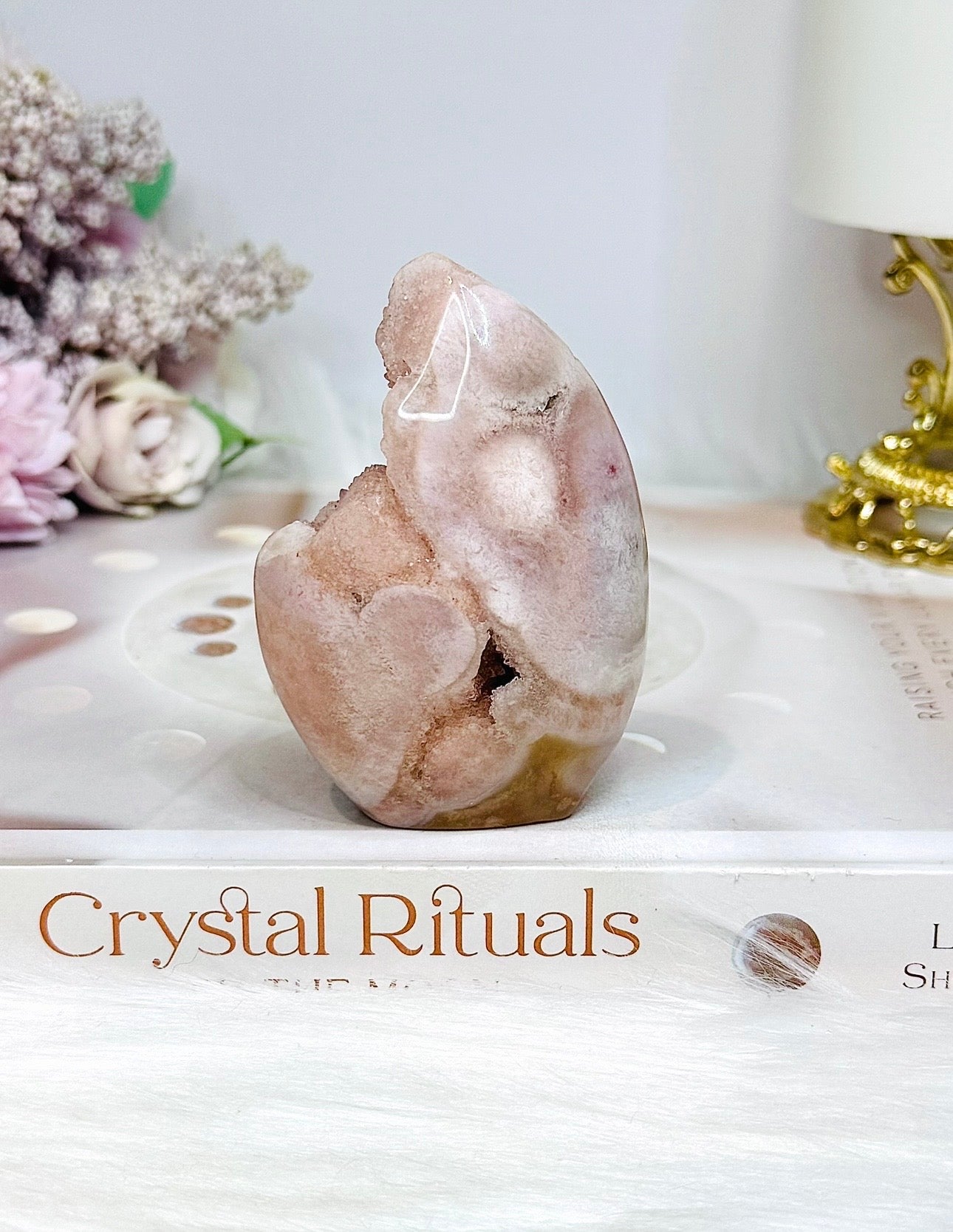 Druzy Pink Amethyst Freeform 7.5cm 143g
