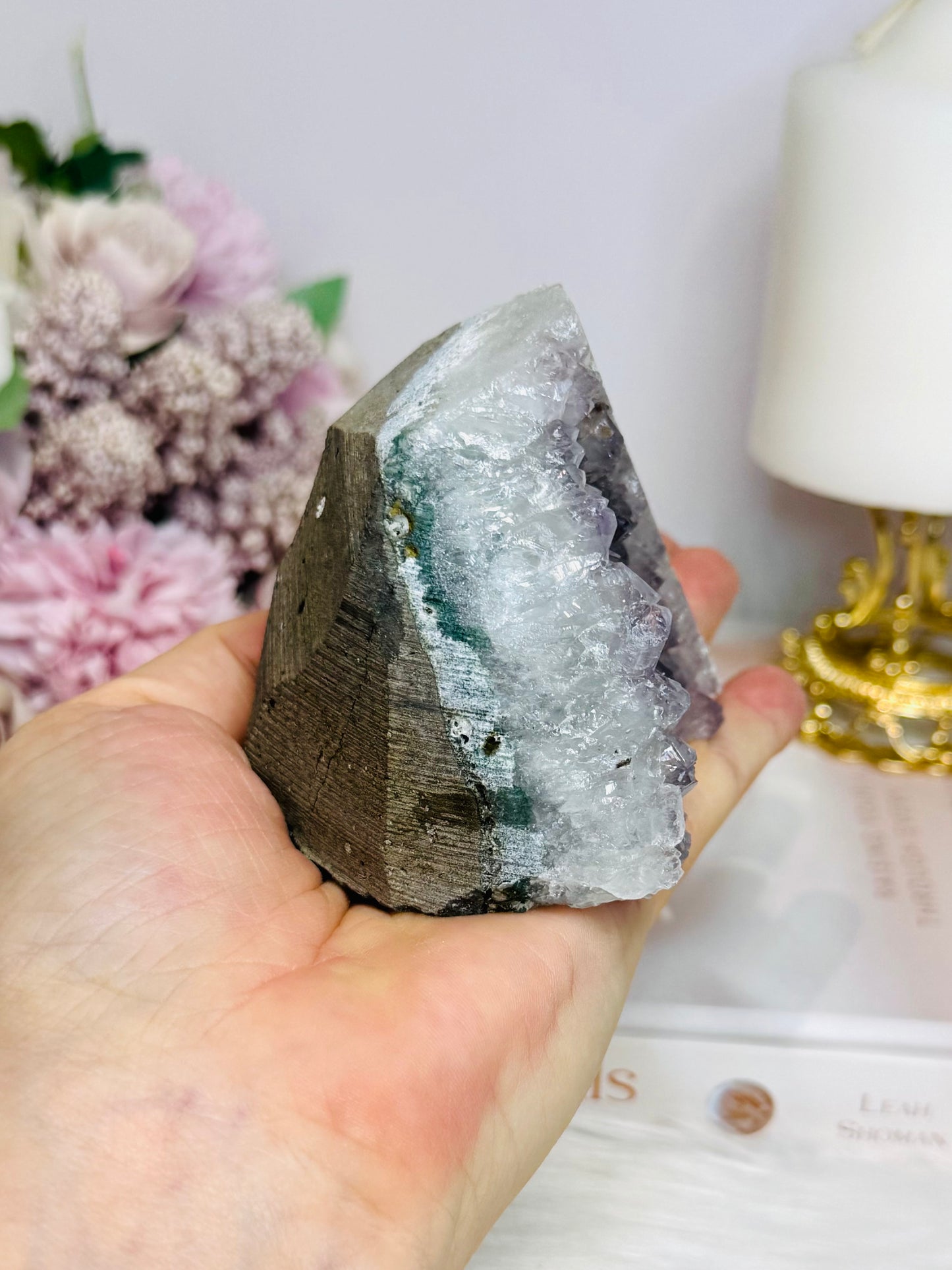 Natural Amethyst Base Cut Cluster 349g