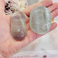 An Excellent Learning Aid ~ Beautiful Set of 2 Large Pastel Fluorite Palm Stones