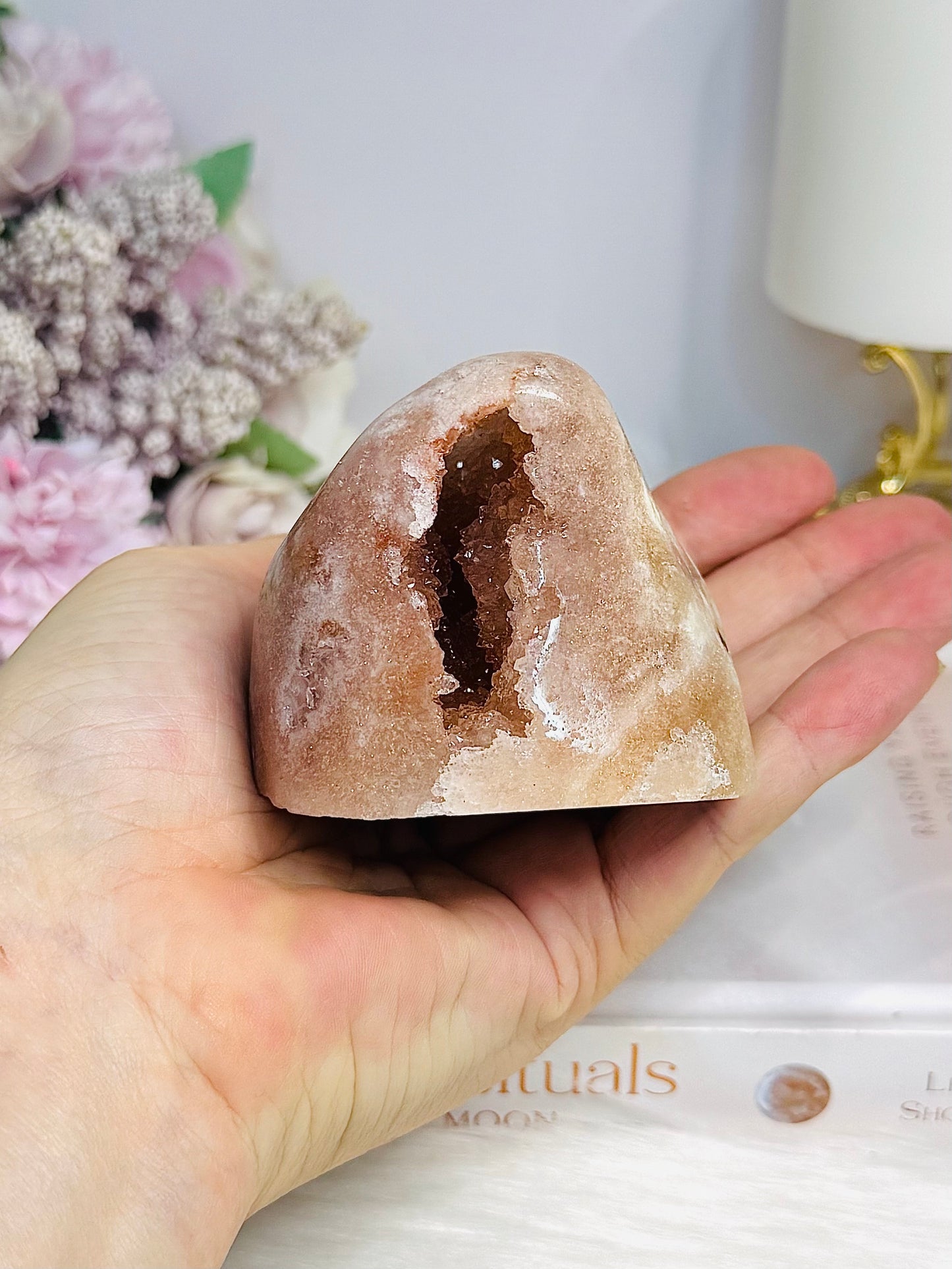 Pink Amethyst Druzy Freeform 267g