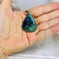Sterling Silver 925 Chrysocolla Pendant in Gift Bag