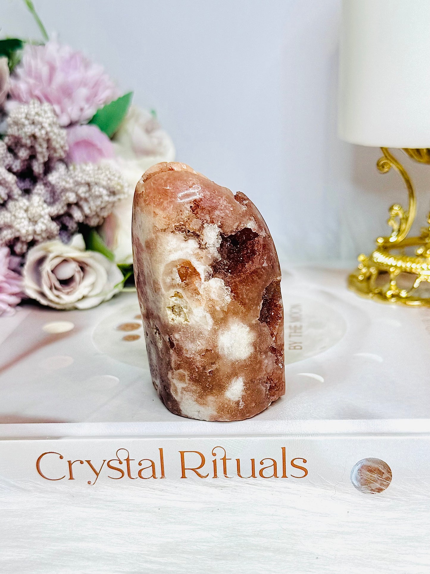 Druzy Pink Amethyst Freeform 181g 7cm