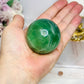 Green Fluorite Sphere on Stand 6cm