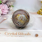 Amethyst X Mexican Crazy Lace Sphere On Stand 228g
