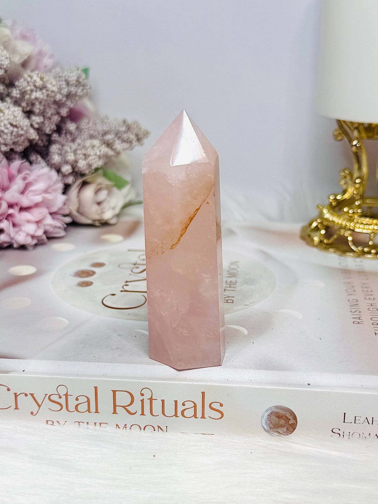Rose Quartz Tower 8cm