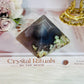Green Flower Agate Pyramid 7.5cm
