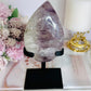 Polished Chunky Amethyst Flame | Freeform on Stand 17cm 683g