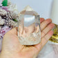 High Grade Clear Quartz Chunky Tower with Rainbows 10cm 324g