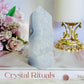 Blue Lace Agate Druzy Tower 10cm