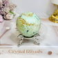 Rare Large Inca Turquoise Sphere on Stand 169g