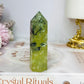 Prehnite Druzy Tower 8.5cm