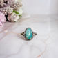 Larimar Adjustable Ring In Gift Bag