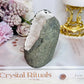 Natural Amethyst & Apophyllite In Basalt Freeform 273grams