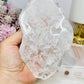 Large Clear Quartz Slab with Rainbows On Stand 14.5cm 358g