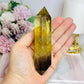 Citrine Double Terminated Point on Stand 19cm