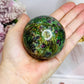 Large Ruby In Fuchsite Sphere UV Reactive On Stand 389g Full of Ruby