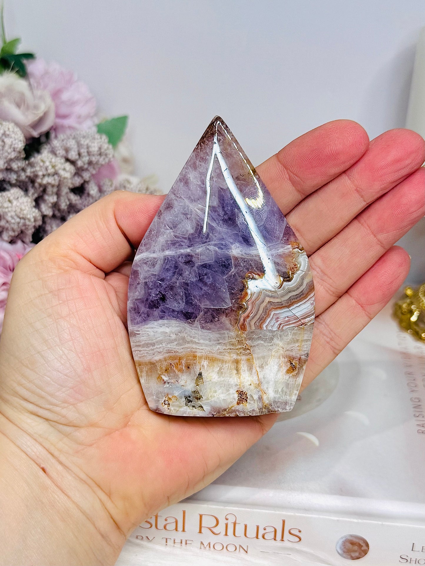 Crazy Lace Amethyst Flame 9cm